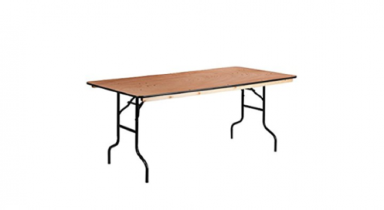Table Banquet Wooden 6'